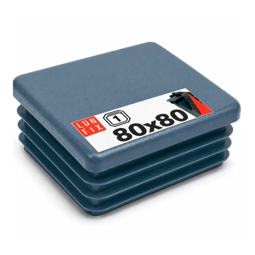 Capuchon de poteau 80x80 mm gris graphite 1 pièce - LUN FIX