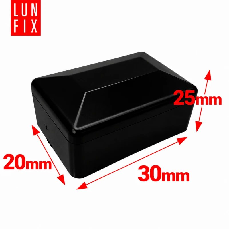 Zaślepka prostokątna czarna 20x30 mm do słupka ogrodzeniowego 100 szt. - Zatyczki do słupków, korki, wkładki