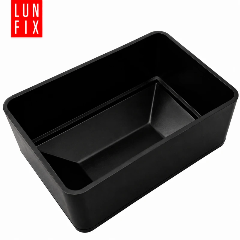 Zaślepka prostokątna czarna 20x30 mm do słupka ogrodzeniowego 10 szt. - Zatyczki do słupków, korki, wkładki