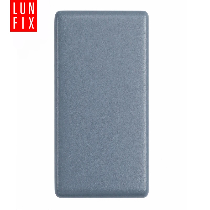 Zaślepka prostokątna grafit 30x60 mm do słupka ogrodzeniowego 10 szt. - Zatyczki do słupków, korki, wkładki