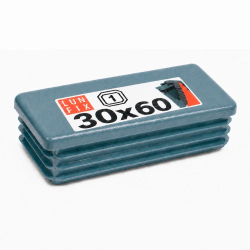 Capuchon de poteau 30x60 mm gris graphite 1 pièce - LUN FIX