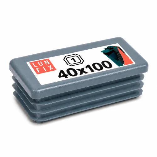 Capuchon de poteau 40x100 mm gris graphite 1 pièce - LUN FIX