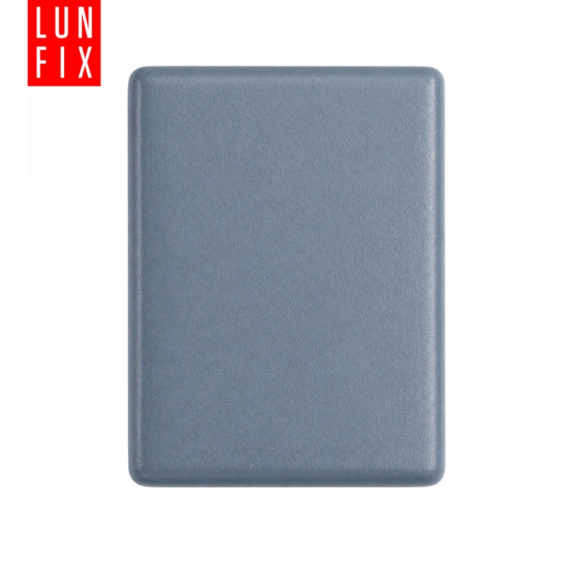 Zaślepka prostokątna grafit 60x80 mm do słupka ogrodzeniowego 10 szt. - Zatyczki do słupków, korki, wkładki