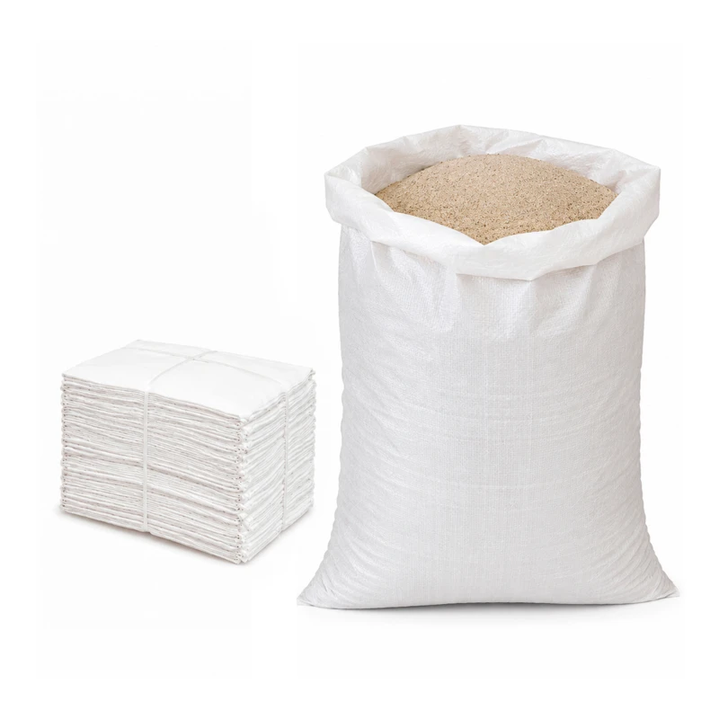 Worek na gruz 40 x 60 cm 30 g 63 g/m² biały 100 szt. - worek polipropylenowy, na piasek, zboże, odpady budowlane