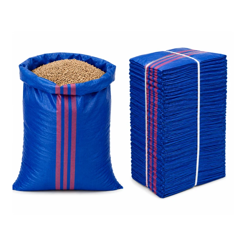 Worek na gruz 65 x 105 cm 80 g 59 g/m² niebieski 1000 szt. - worek polipropylenowy, na piasek, zboże, odpady budowlane