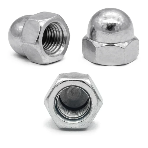 Écrou borgne DIN 1587 M12 A2 acier inoxydable 1000 pièces - LUN FIX