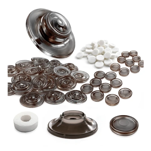Rondelle thermique pour polycarbonate brun - 25 pièces - LUN FIX