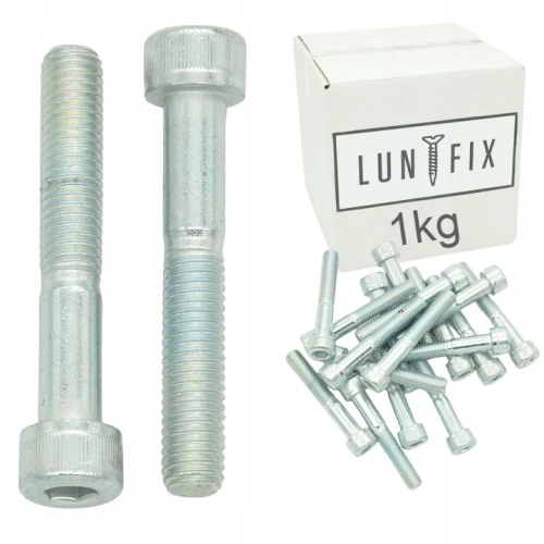 Vis CHC M8x40 DIN 912 galvanisée 1 kg - LUN FIX