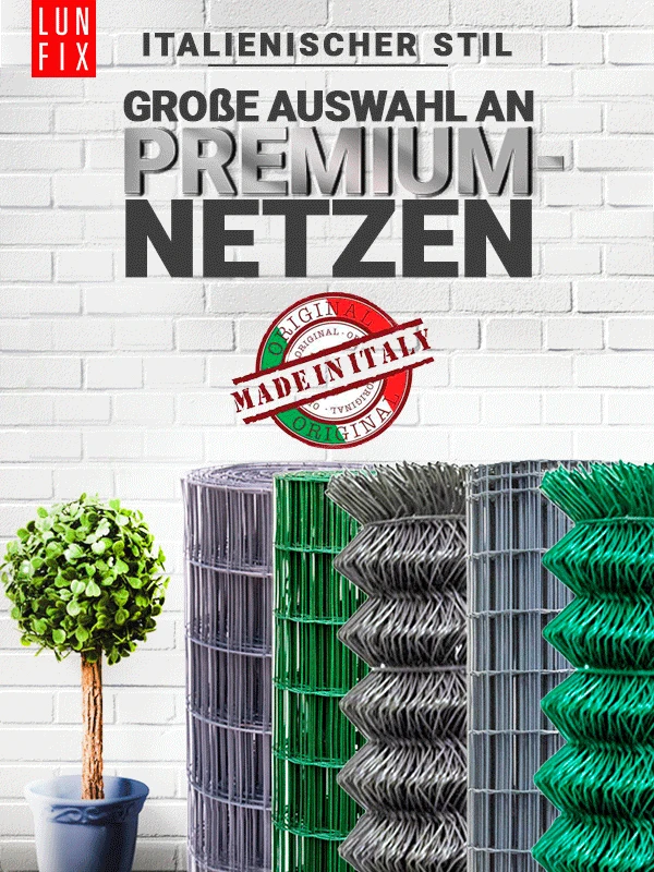 Hochwertige Zaunnetze - Lun Fix - Italienischer Stil Lun Fix